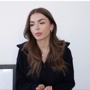 ZARA Knit Polo Sweater Navy (M)